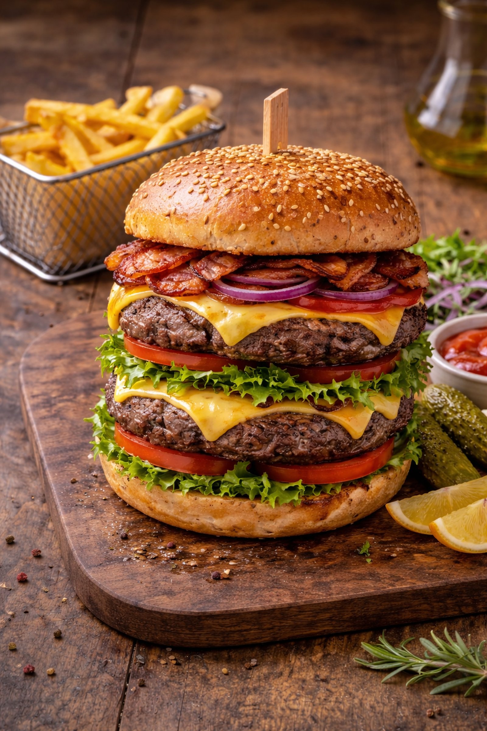 Double Hara Steak Burger